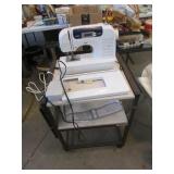 brother cs-6000 sewing machine & stand