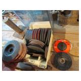 all never used  flap & grinding discs