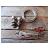 hitch balls,vise grips & items