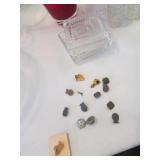 4-H & FFA Pins w/glass dish