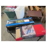 5 game set,ladderball,briefcase & trashcan