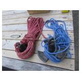 2 anchors w/rope