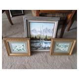 3 wall pictures