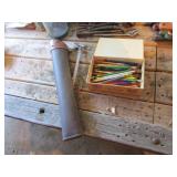 arrow case & advertising pencils
