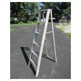 69" aluminum stepladder