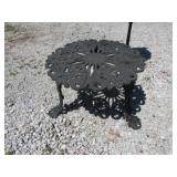 wrought iron end table