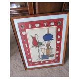 Noyer La Carate Rouge Art Picture