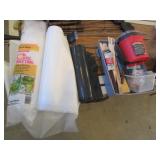 plastic sheeting & painting items