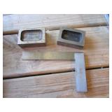 machinest square & tools