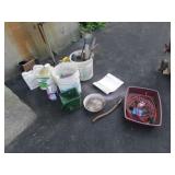cords,copper pc,metal & misc items