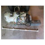 rural king sprayer w/wands,boom & motor(works)