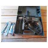bosch 1194VSR hammer drill w/bits & case