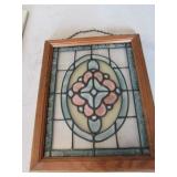 stained glass wall hanging
