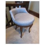 vanity chair & wall picture