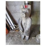 30" wood bear