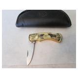 franklin mint elk knife