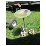 birdbath & yard decoration