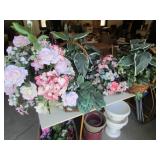 tote & all artificial flowers & plants