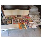 old magazines & papers incl:princess diana