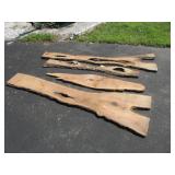 7 pcs of  walnut lumber