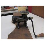 enterprise meat chopper w/stand
