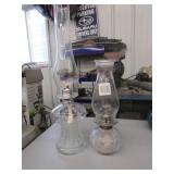 2 oil lamps