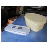 tupperware & egg holder