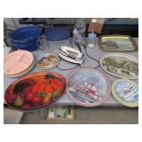 trays,iron & items