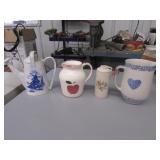 ceramic pitchers & sprinkler