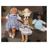 4 dolls