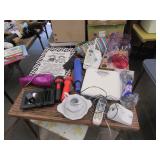 digital calendar clock,scales,flashlights & items