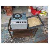 rheem record player w/stand