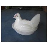 hen on nest