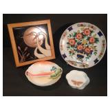 BIRD / CAT TAIL SUNSET & MIXED CHINA LOT BIRD / CAT TAIL SUNSET & MIXED CHINA LOT