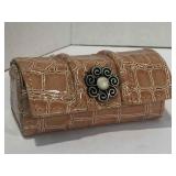 EEL SKIN PATTERN LIPSTICK CASE W/ MIRROR EEL SKIN PATTERN LIPSTICK CASE W/ MIRROR