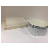 TUPPERWARE DEVILED EGG & LA SOUFFLE PAN TUPPERWARE DEVILED EGG & LA SOUFFLE PAN