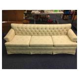 BEAUTIFUL MID CENTURY SOFA WITH FLORAL PATTERN BEAUTIFUL MID CENTURY SOFA WITH FLORAL PATTERN