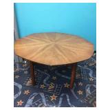 MID CENTURY OCTOGON DINING TABLE