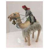 HANDMADE CAMEL WITH RIDER