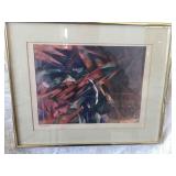 FRANZ MARC "TIERSCHICKSALE" FRAMED ABSTRACT PRINT FRANZ MARC "TIERSCHICKSALE" FRAMED ABSTRACT PRINT