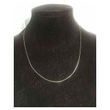 ITALIAN SILVER FINE BOX CHAIN ITALIAN SILVER FINE BOX CHAIN
