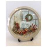 CHRISTMAS CATS TIN TRAY CHRISTMAS CATS TIN TRAY
