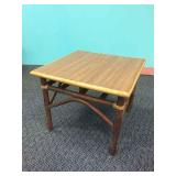 RATAAN MID CENTURY SIDE TABLE RATAAN MID CENTURY SIDE TABLE