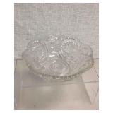 LARGE CRYSTAL SERVING BOWL