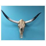 TEXAS LONGHORN SKULL - 43" SPREAD - FIRE PATINA