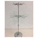 CHROME SPINNING RETAIL DISPLAY RACK CHROME SPINNING RETAIL DISPLAY RACK