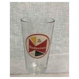 RETRO BUDWEISER LOGO PINT GLASS (1956-1958)