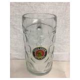 PAULANER DIMPLED ISAR 1 LITER BEER MUG PAULANER DIMPLED ISAR 1 LITER BEER MUG