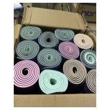 Lot of 12 Pido Yoga Mats