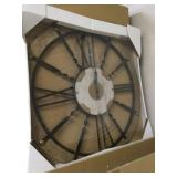 Wood and Metal Decorative Wall Clock